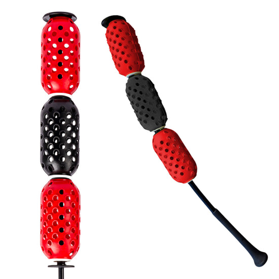 Aero-Bat baseball/softball swing speed trainer and on-deck warm up device