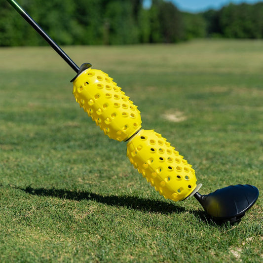 Aero-Swing Pineapples double pack for golf and baseball swing speed training