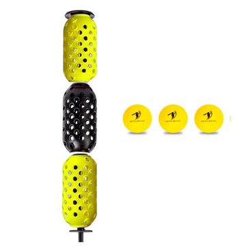 AERO-SWING Baseball & Softball Swing Trainer and 3 Durable Foam Balls Bat Swing Air Resistance, Baseball and Softball Training Tool, Batting Aid for Speed and Accuracy