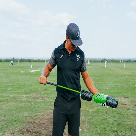 Aero-Whip flexible shaft tempo and swing speed trainer for golf and baseball warm-up drills