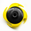 Tee Claw (10) Pack: Black-Yellow
