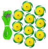 Tee Claw (10) Pack: Green-Yellow