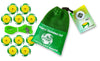 Tee Claw (10) Pack: Green-Yellow
