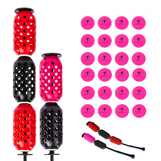 AERO-BAT (Youth + Standard 2-Pack Bundle) Baseball/Softball Swing Speed Trainers